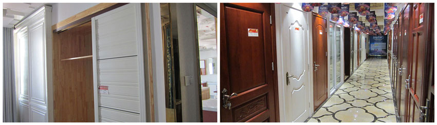 星藝集成展廳之門窗木門