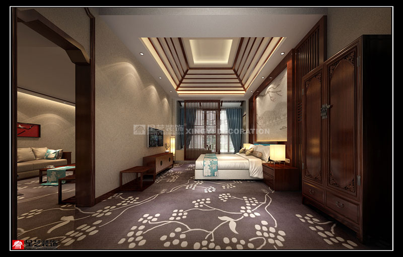 逍遙湖精品酒店套間裝修設計效果02 逍遙湖精品酒店套間裝修設計效果02