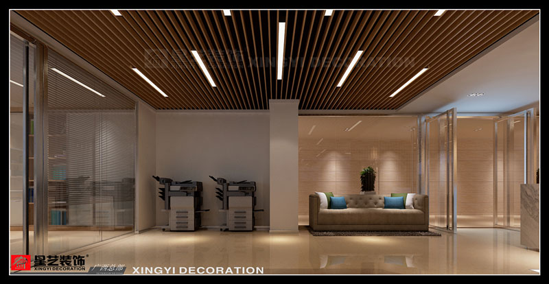 遠信大廈辦公室裝修打印區效果圖片