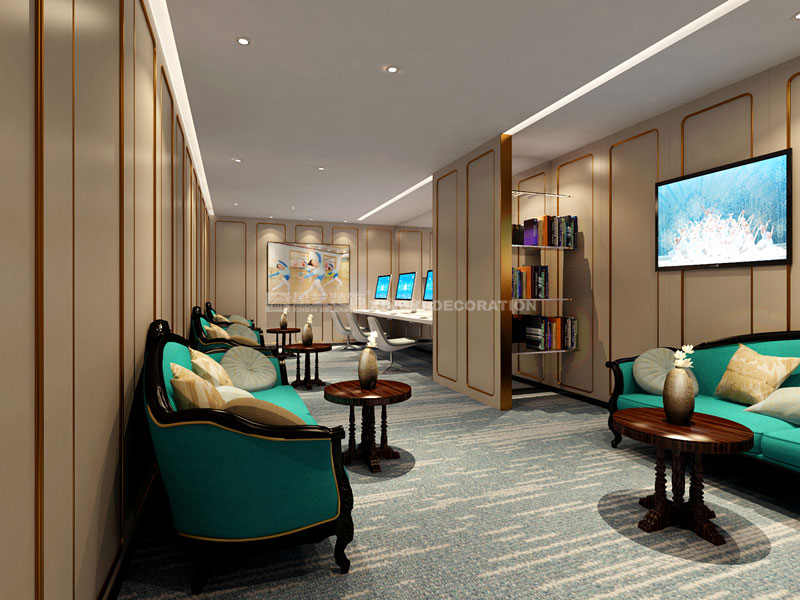 華榮（北京）舞蹈學校家長休息區設計效果