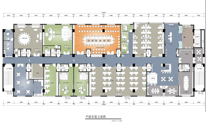 廣西多得樂辦公室裝修平面布置方案圖 廣西多得樂辦公室裝修平面布置方案圖