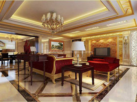 榮和大地180平裝修設計效果