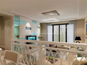 楓林藍岸124平裝修設計案例