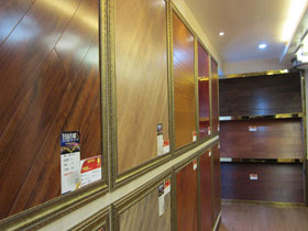 主材展廳實景之木地板