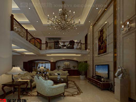 龍曦山莊250平裝修設計案例