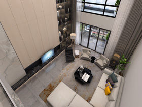 鑫龍小區200平裝修案例