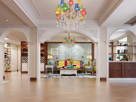 時(shí)代俊園140平裝修案例