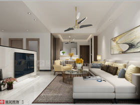 天譽(yù)花園120平裝修案例