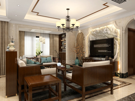 霖峰壹號(hào)180平裝修案例