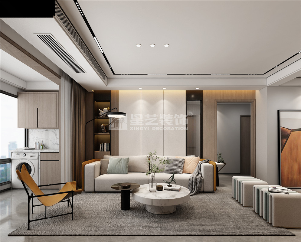 財(cái)富廣場(chǎng)88平裝修案例