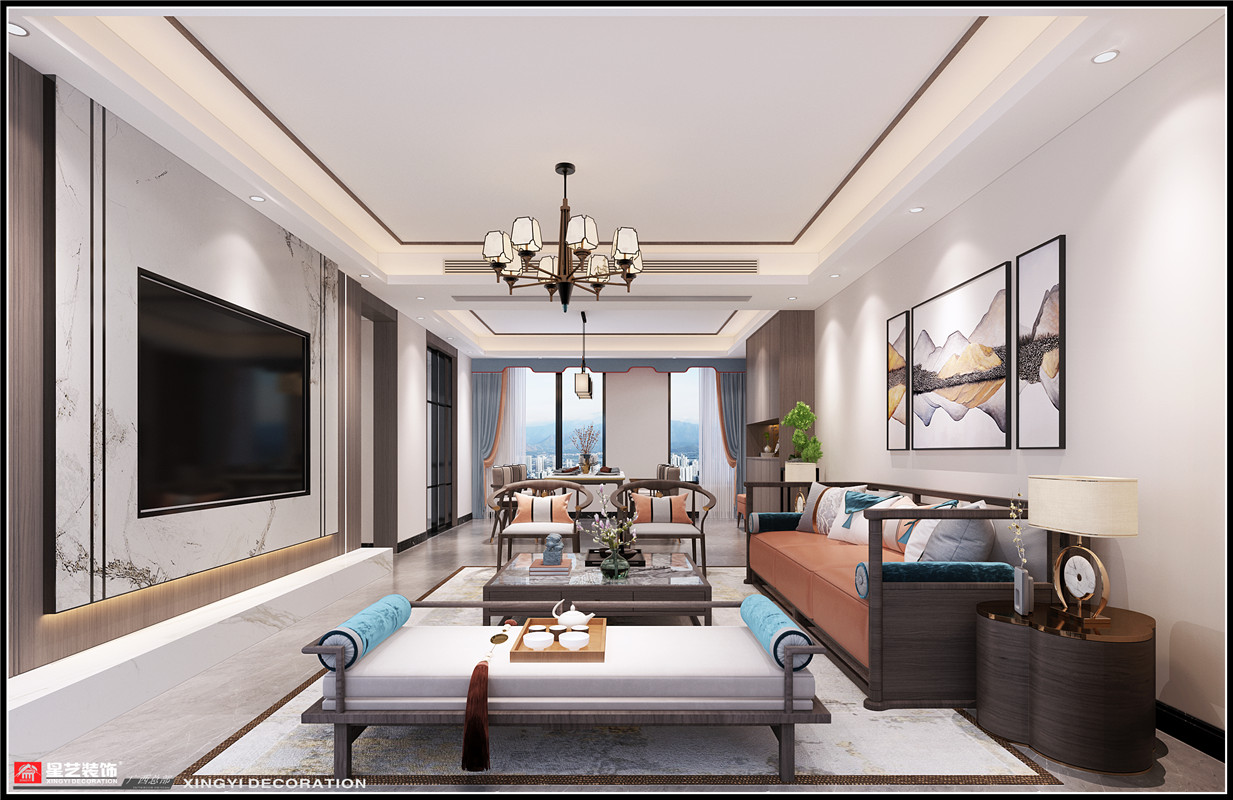 蟠龍小區150平裝修案例