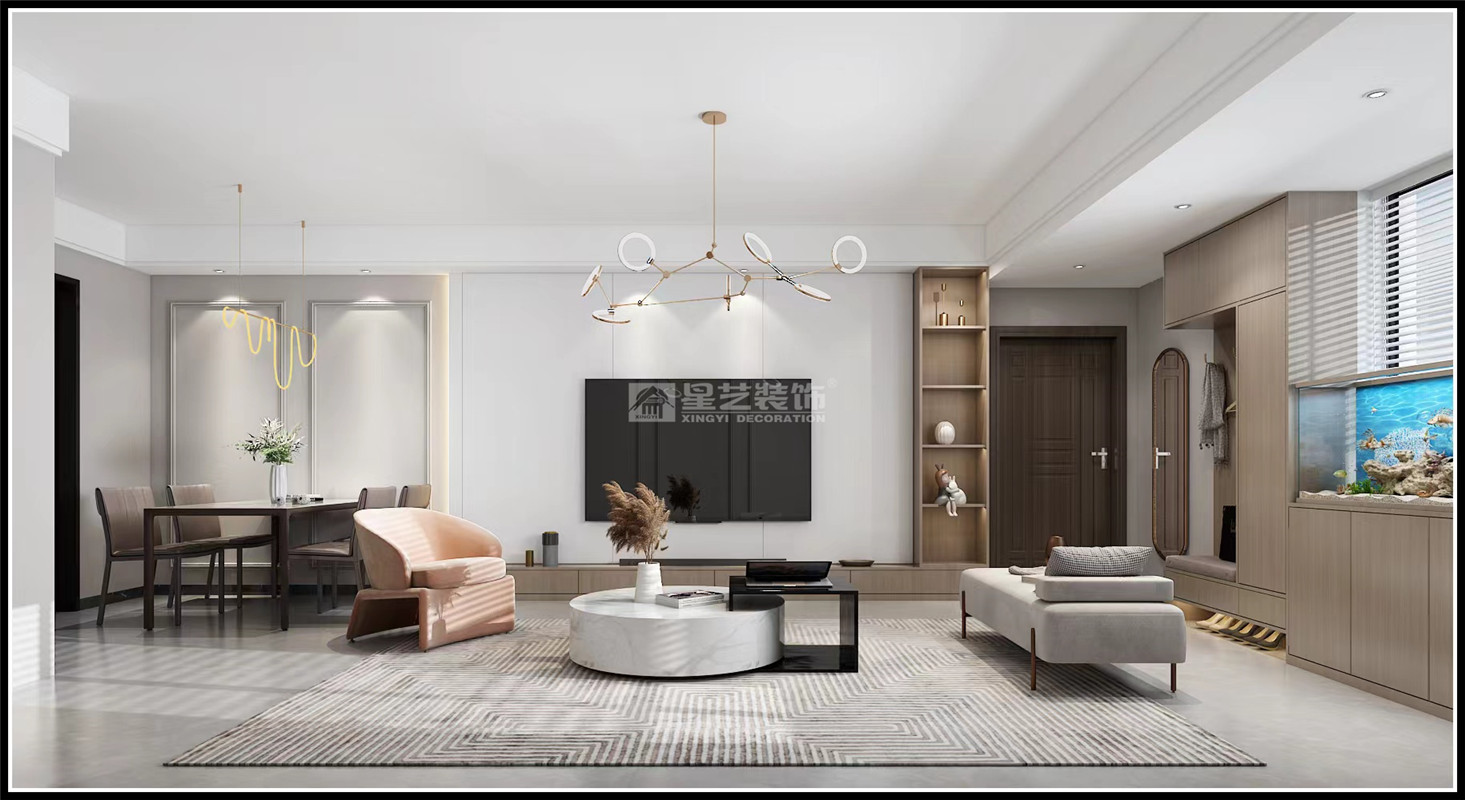 翡翠時光130平裝修案例