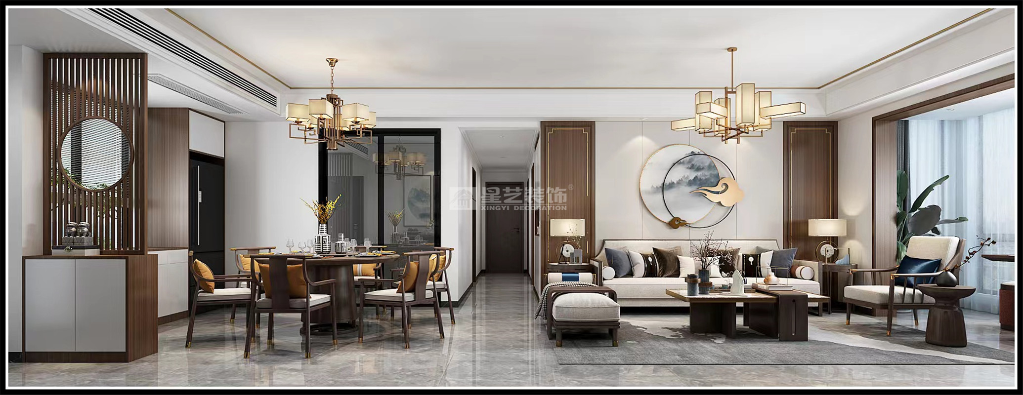 蟠龍小區150+90平裝修案例