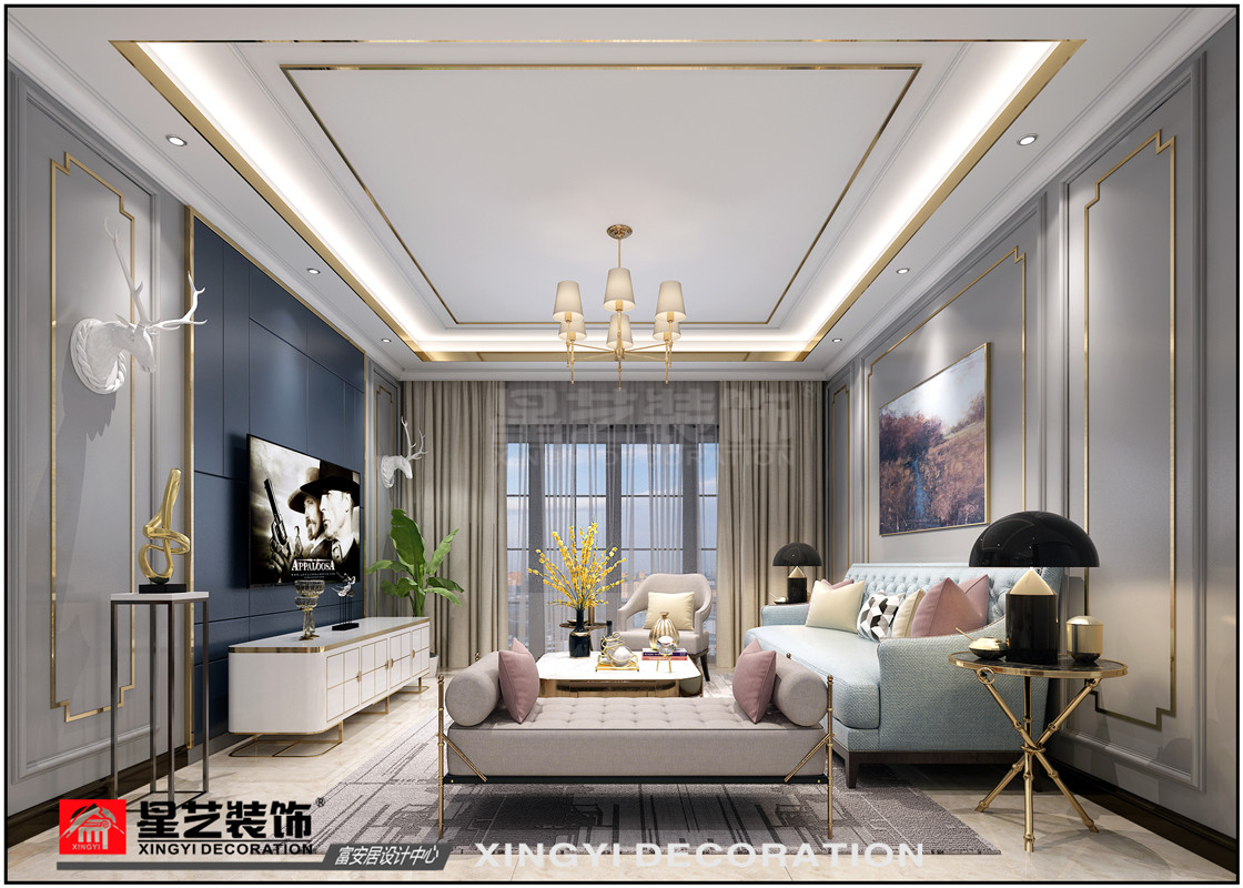 萬達華府130平裝修案例